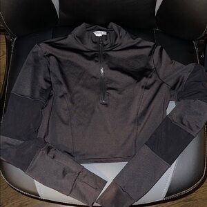 Forever 21 crop Quarter-Zip Jacket